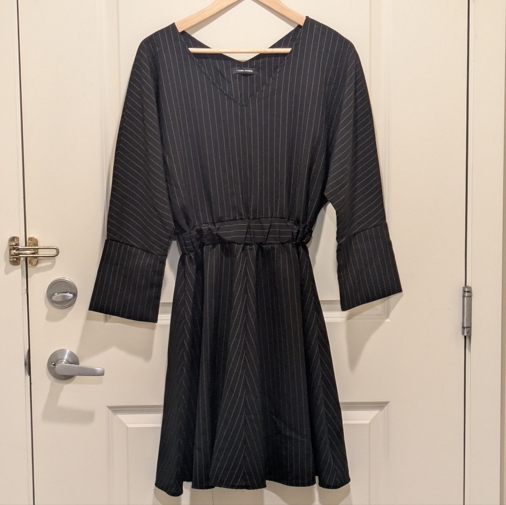 3/$30 EUC 2018 Codes Combine Korea S Pinstripe Dress - SEE SIZE NOTES